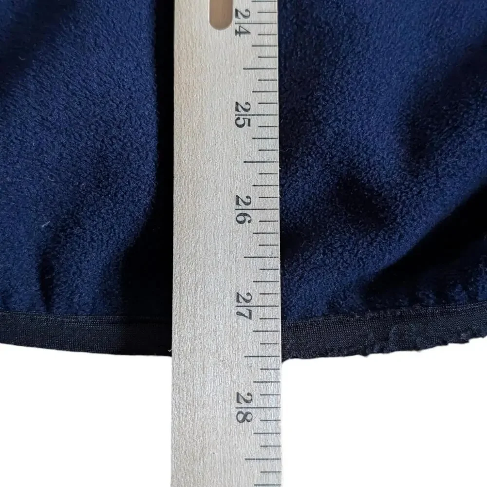 LL Bean Jacket Mens Extra Large Navy Polartec‎ Wind Pro Fleece Full Zip Pockets